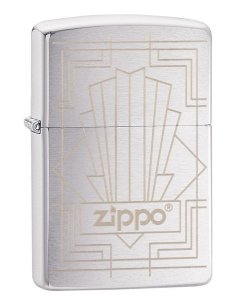 ⭐ Encendedor Zippo grabado lasser 49206 Plateado 2