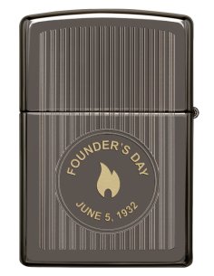 ⭐ Encendedor Zippo Texture Dia del fundador 49629