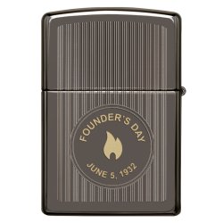 ⭐ Encendedor Zippo Texture Dia del fundador 49629