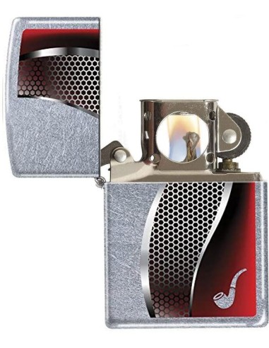 ⭐ Encendedores Zippo Pipe Red - Rojo. 100% Genuinos. Zippo Colors