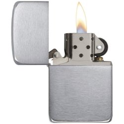 ⭐ Encendedor Zippo Classic 1941 Brush Chrome - Plateado