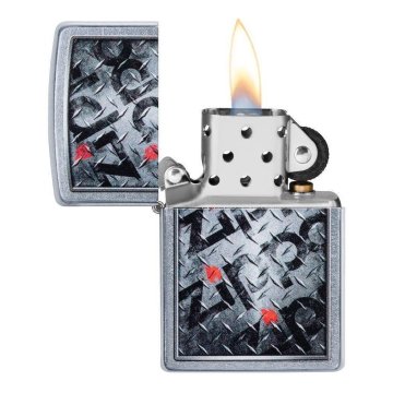 ⭐ Encendedor Zippo Stamp Alfajor Metálico Logos 29838