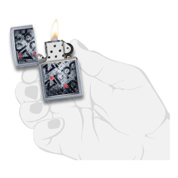 ⭐ Encendedor Zippo Stamp Alfajor Metálico Logos 29838