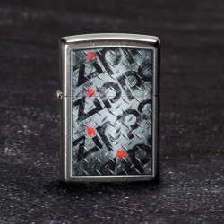 ⭐ Encendedor Zippo Stamp Alfajor Metálico Logos 29838