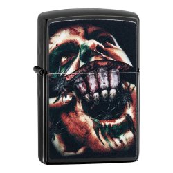 ⭐ Encendedor Zippo Stamp Black mirror 49117 Negro