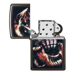 ⭐ Encendedor Zippo Stamp Black mirror 49117 Negro