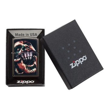 ⭐ Encendedor Zippo Stamp Black mirror 49117 Negro
