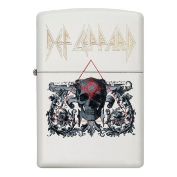 ⭐ Encendedor Zippo Stamp Def Leppard Grab 49237 Blanco