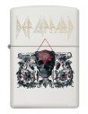 ⭐ Encendedor Zippo Stamp Def Leppard Grab 49237 Blanco