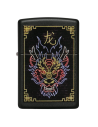 ⭐ Encendedor Zippo Stamp Dragón neón 49396 Negro