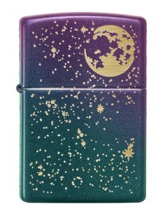 ⭐ Encendedor Zippo Neon Sky Lasser Cielo 49448 Negro