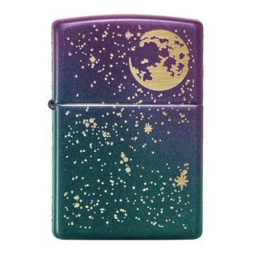 ⭐ Encendedor Zippo Neon Sky Lasser Cielo 49448 Negro