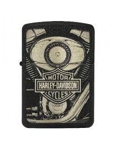 ⭐ Encendedor Zippo Harley Davidson 1941 crack 49468 Negro