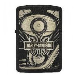 ⭐ Encendedor Zippo Harley Davidson 1941 crack 49468 Negro