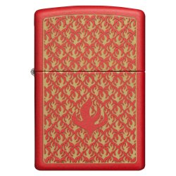 ⭐ Encendedor Zippo Stamp flames red 49573
