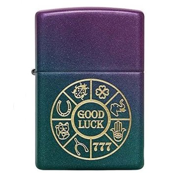 ⭐ Encendedor Zippo Stamp Spectrum Good Luck 49399