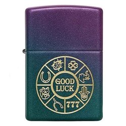 ⭐ Encendedor Zippo Stamp Spectrum Good Luck 49399