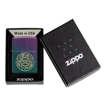 ⭐ Encendedor Zippo Stamp Spectrum Good Luck 49399