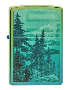 ⭐ Encendedor Zippo Stamp Wild Mountain 49461