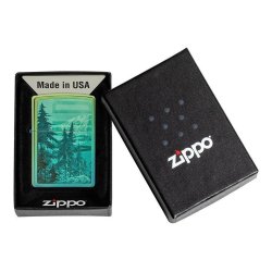 ⭐ Encendedor Zippo Stamp Wild Mountain 49461