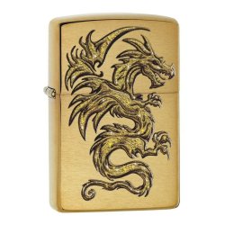 ⭐ Encendedor Zippo Stamp Dragon Dorado 29725