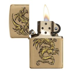 ⭐ Encendedor Zippo Stamp Dragon Dorado 29725