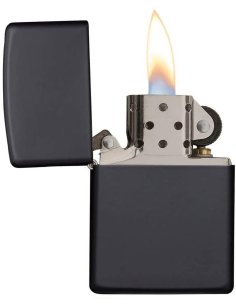 ⭐ Encendedor Zippo Colors Black Matte - Negro 2