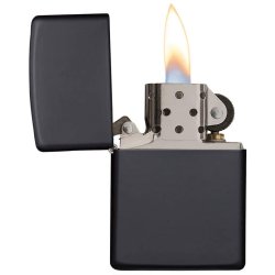 ⭐ Encendedor Zippo Colors Black Matte - Negro