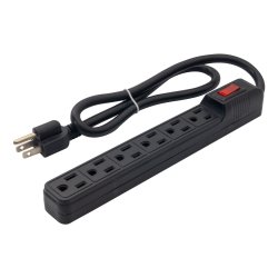 ⭐ SSupresor de Picos MultiNet de 6 Salidas, Regleta Multiplica tus Opciones de Conexión