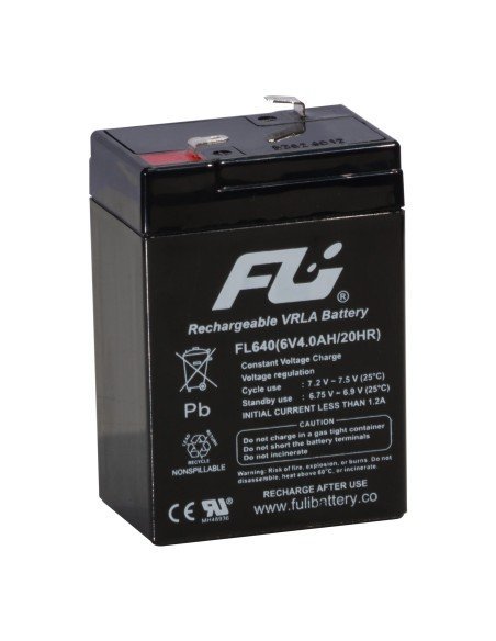 ⭐ Batería Sellada FuliBattery 6V-4AH ref. FL640 GS