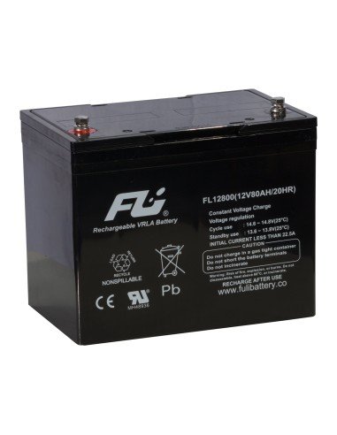 ⭐ Batería Sellada FuliBattery12V-80AH Ref. FL12800GS