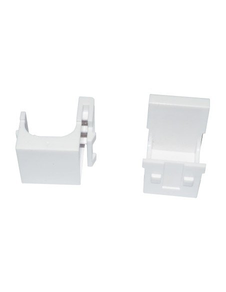 ⭐ Tapa Espacios de Face plate para redes Blanco (paq x10) ⭐ Tapa Espacios de Face plate para redes Blanco (paq x10)