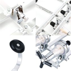 ⭐ Dispensador Licor 4 Botellas Licorera Acero Inoxidable Vino