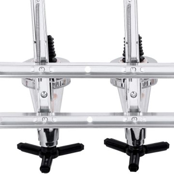 ⭐ Dispensador Licor 6 Botellas Licorera Acero Inoxidable Vino