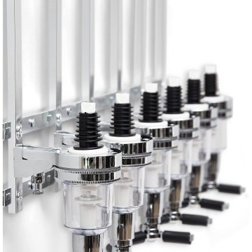 ⭐ Dispensador Licor 6 Botellas Licorera Acero Inoxidable Vino