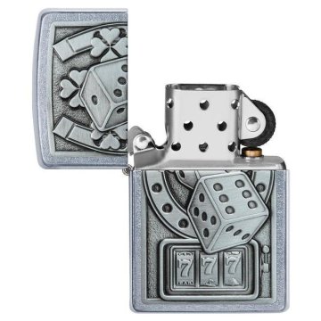 ⭐ Encendedor Zippo Textura Dados Casino 218CI413488