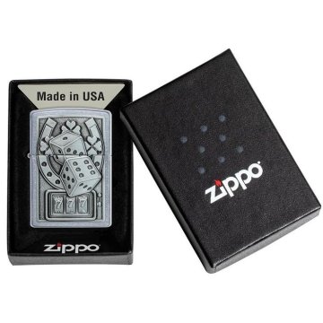⭐ Encendedor Zippo Textura Dados Casino 218CI413488