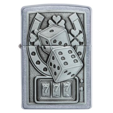 ⭐ Encendedor Zippo Textura Dados Casino 218CI413488