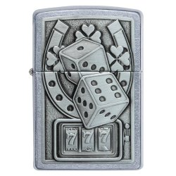 ⭐ Encendedor Zippo Textura Dados Casino 218CI413488