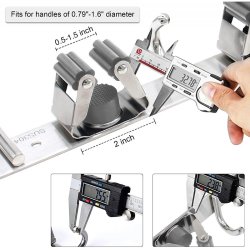 ⭐ Soporte Organizador Escobas Acero Inoxidable Multiusos