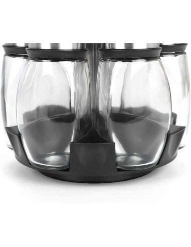 ⭐ Carrusel Especiero Condimentos Spice Rack 12Pz Tapa