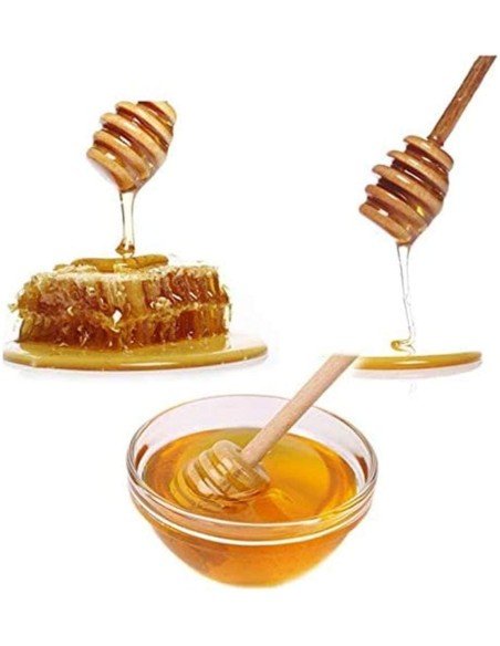 ⭐ Setx12 Palitos Mieleros Cuchara Madera cortar miel 8cm ⭐ Setx12 Palitos Mieleros Cuchara Madera cortar miel 8cm