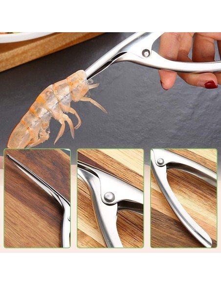 ⭐ Pelador de Camarones Langostinos desvenador mariscos ⭐ Pelador de Camarones Langostinos desvenador mariscos