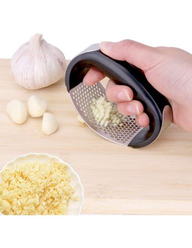 Triturador Prensador Machacador Ajos Cocina Acero Inoxidable
