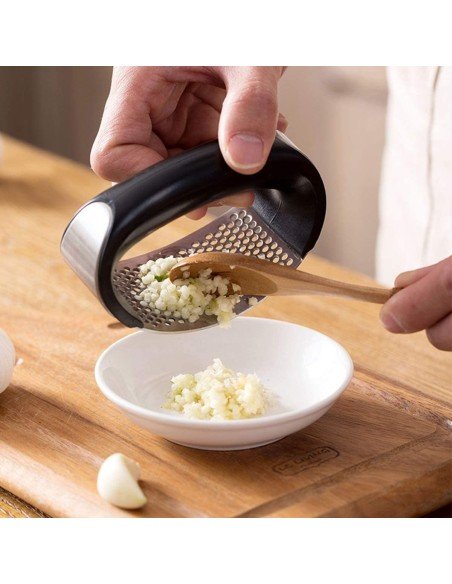 Triturador Prensador Machacador Ajos Cocina Acero Inoxidable