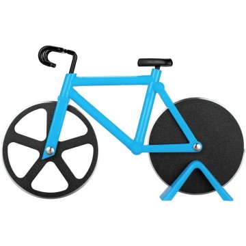 ⭐ Cortador Circular de Pizza en forma de Bicicleta