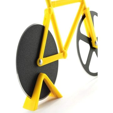 ⭐ Cortador Circular de Pizza en forma de Bicicleta