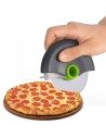 ⭐ Cortador Circular de Pizza en Rueda de corte, corta y porciona fácil