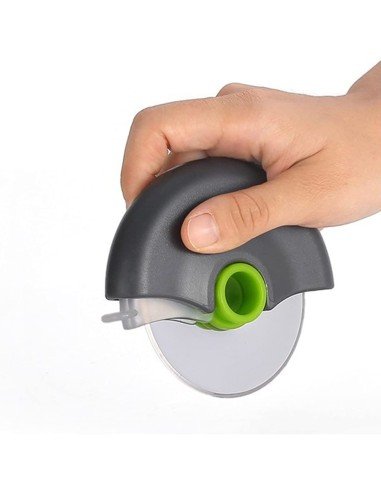 ⭐ Cortador Circular de Pizza en Rueda de corte, corta y porciona fácil