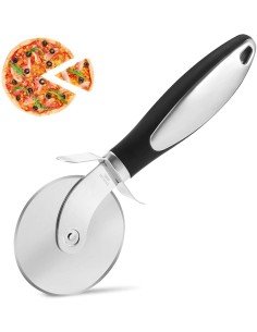 ⭐ Cortador Circular de Pizza en acero Inoxidable, corta y porciona fácil